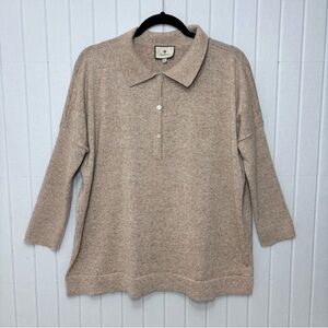 Tuckernuck Clayton Ecru Knit Polo